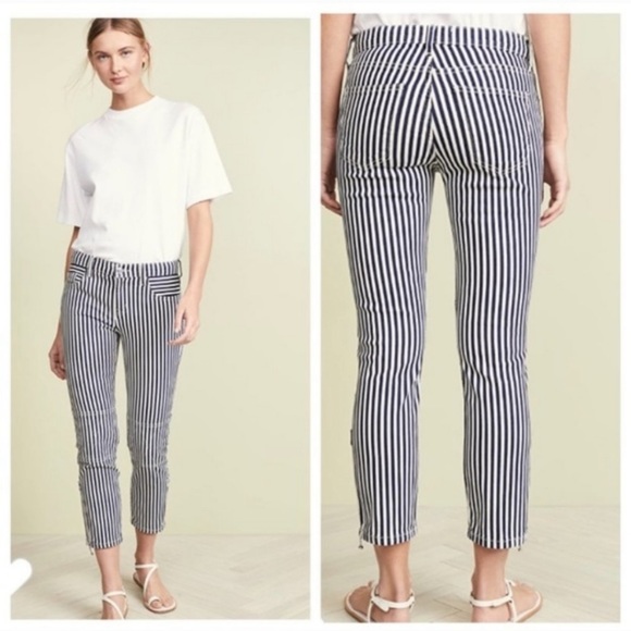 Current/Elliott Denim - Current/Elliott  - The Cropped Lexton - Modern Stripe
